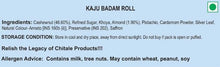 Load image into Gallery viewer, Kaju Badam Roll 250 gms
